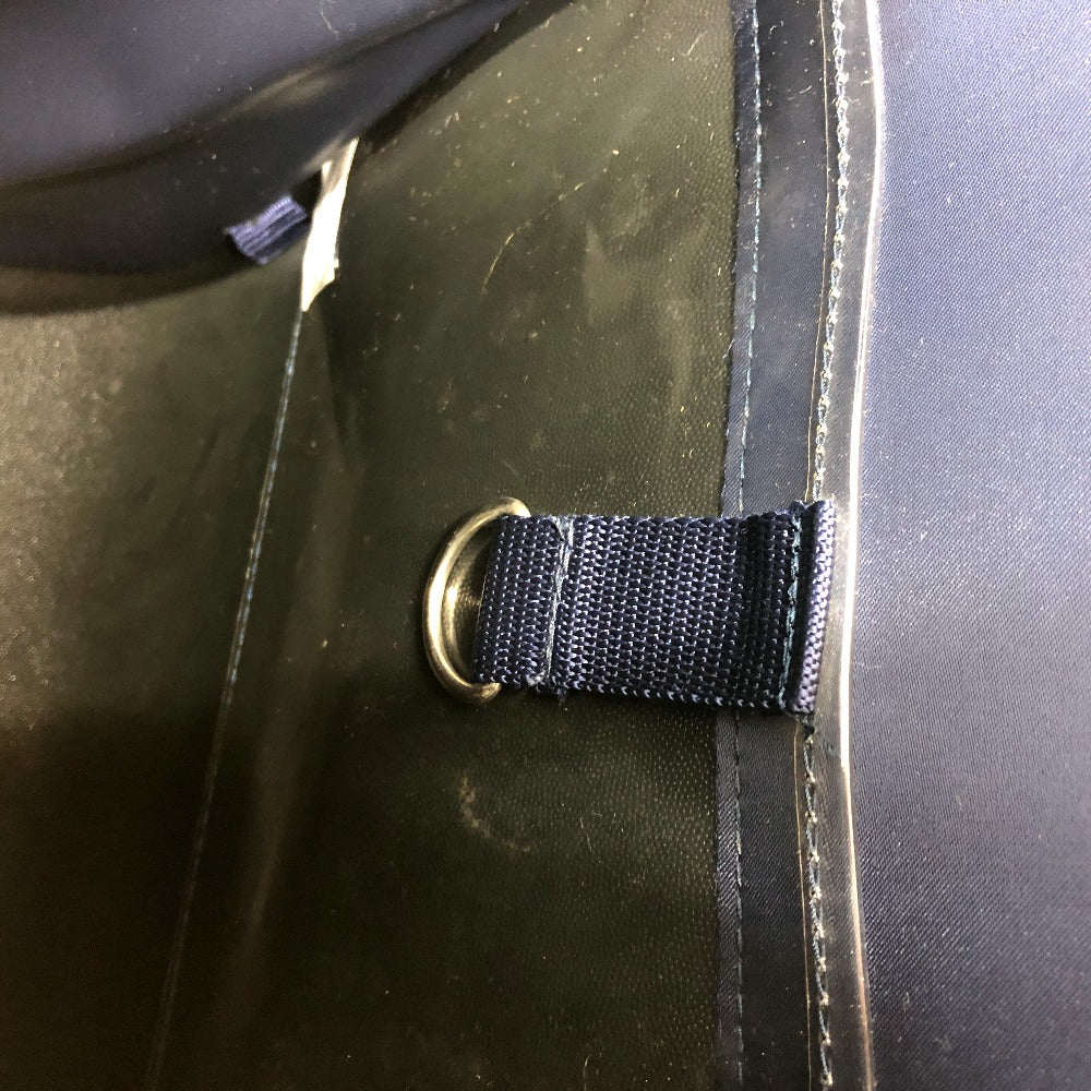 Hermes Backpack Canvas Blue Star Travel Exhibition 1999 Limited Sherpa Backpack Women