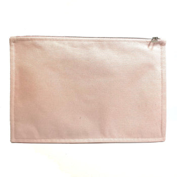 Hermes Pouch Cotton Pink Accessory Case Adada Dot Gm Women