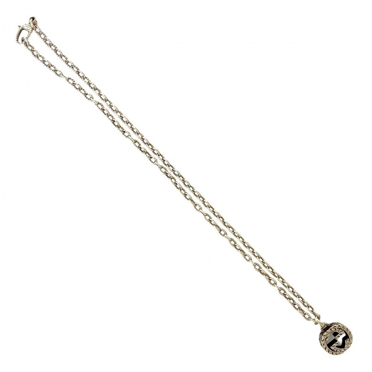 Gucci Necklace Silver925 Silver Interlocking G
