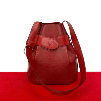 Louis Vuitton Shoulder Bag M80207 Leather Red Epi Sac De Paul Pm