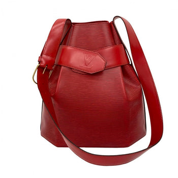 Louis Vuitton Shoulder Bag M80207 Leather Red Epi Sac De Paul Pm