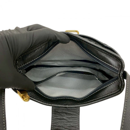 Loewe Shoulder Bag Leather Black
