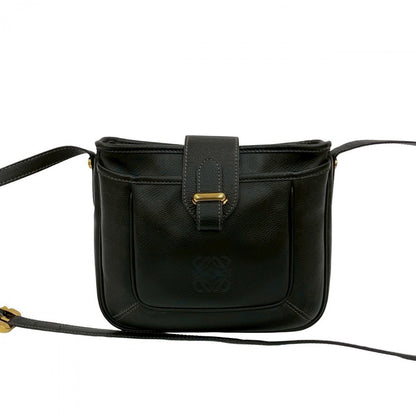 Loewe Shoulder Bag Leather Black