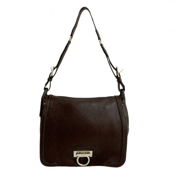 Salvatore Ferragamo Shoulder Bag Leather Brown