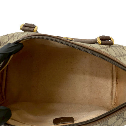 Gucci Boston Duffel Bag Leather Brown