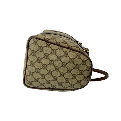 Gucci Boston Duffel Bag Leather Brown