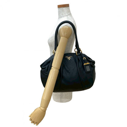 Prada Handbag Leather Black