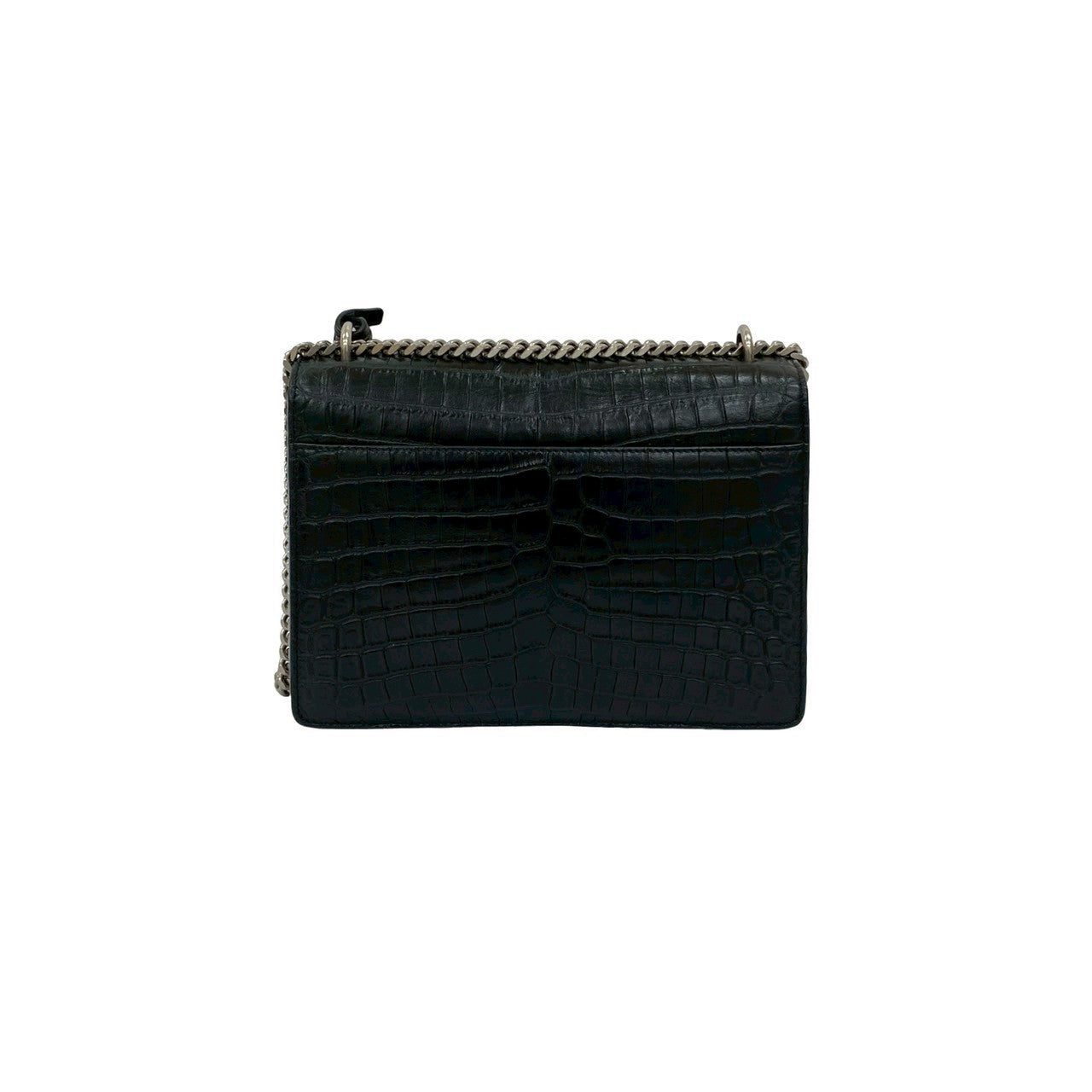 Yves Saint Laurent Shoulder Bag Leather Black