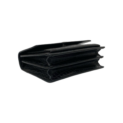 Yves Saint Laurent Shoulder Bag Leather Black