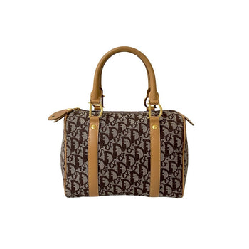 Dior Handbag Canvas Brown