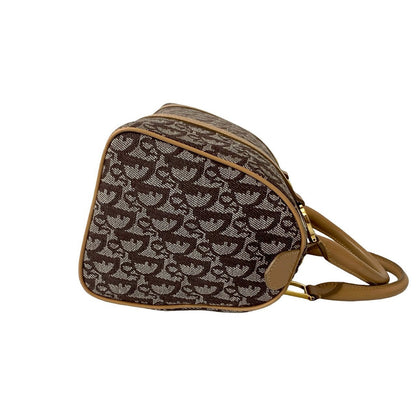 Dior Handbag Canvas Brown