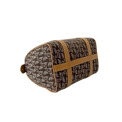Dior Handbag Canvas Brown