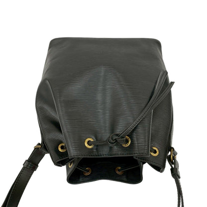 Louis Vuitton Shoulder Bag Epi Leather Black Epi Petit Noe