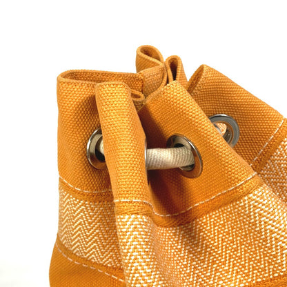 Hermes Shoulder Bag Cotton Orange Shoulder Sac Marine Receive Mm Women