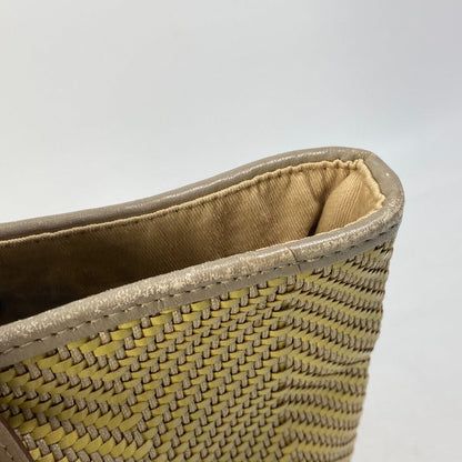 Hermes Tote Bag Leather, Polyester Yellow Type Handbag Kaba Chennai Pm Women