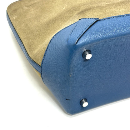 Hermes Tote Bag Epsom, Grizzly Blue Maxi Box Cover 30 Women