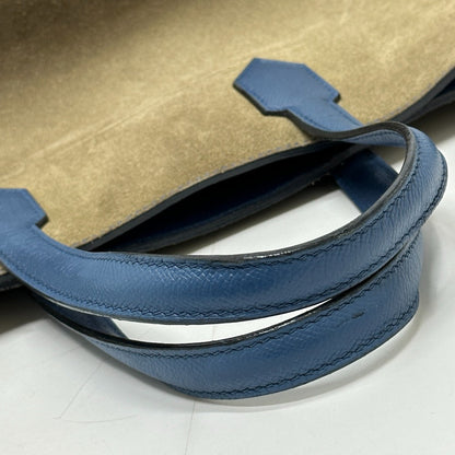 Hermes Tote Bag Epsom, Grizzly Blue Maxi Box Cover 30 Women