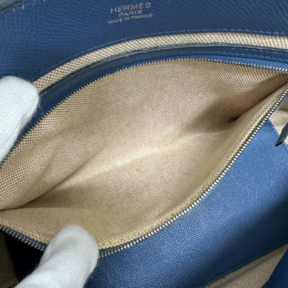 Hermes Tote Bag Epsom, Grizzly Blue Maxi Box Cover 30 Women