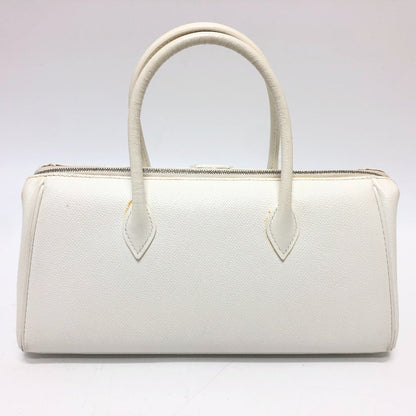 Hermes Handbag Epsom White Pararibbe Bay 27 Women