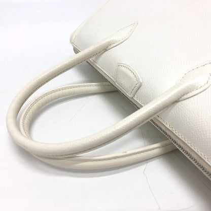 Hermes Handbag Epsom White Pararibbe Bay 27 Women