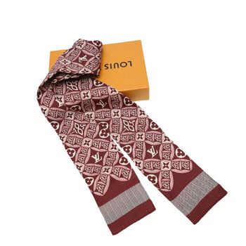 Louis Vuitton Scarf Mp2826 Leather Bordeaux Bando Since 1854 Bandeau Monogram Thailand Women