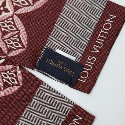 Louis Vuitton Scarf Mp2826 Leather Bordeaux Bando Since 1854 Bandeau Monogram Thailand Women