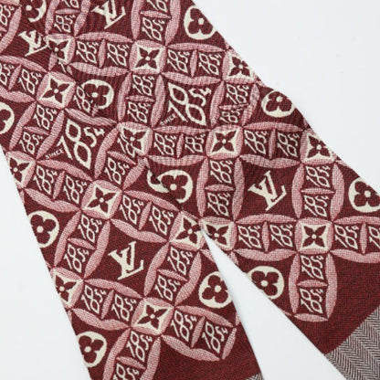 Louis Vuitton Scarf Mp2826 Leather Bordeaux Bando Since 1854 Bandeau Monogram Thailand Women