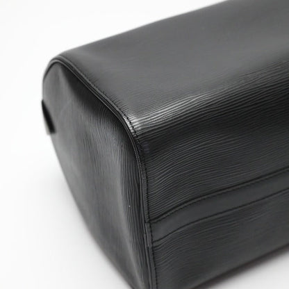 Louis Vuitton Handbag M59022 Epi Leather Black Mini Boston Epi Speedy 30 Women