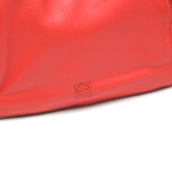 Loewe Shoulder Bag 380 82 E17 Leather Red 2Way Leather Tassel Women