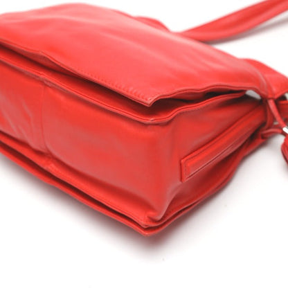 Loewe Shoulder Bag 380 82 E17 Leather Red 2Way Leather Tassel Women