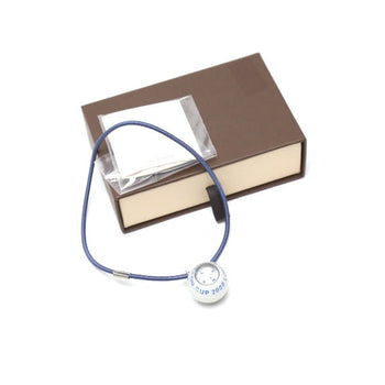 Louis Vuitton Choker Plastic Blue Necklace Cup Compass Pendant Choker Women(Unisex)