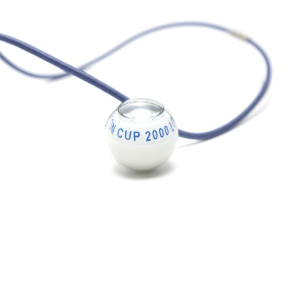 Louis Vuitton Choker Plastic Blue Necklace Cup Compass Pendant Choker Women(Unisex)