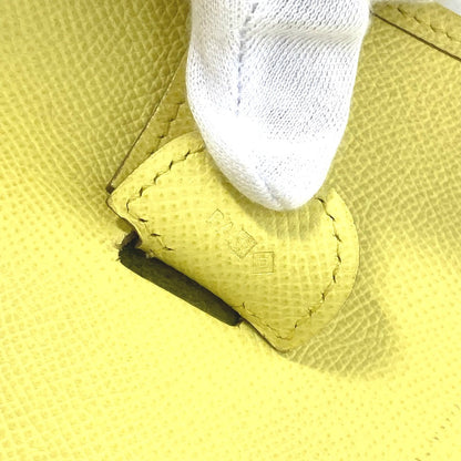 Hermes Shoulder Bag Epsom Yellow Crossbody Bag Evelyn 3 Gm Women