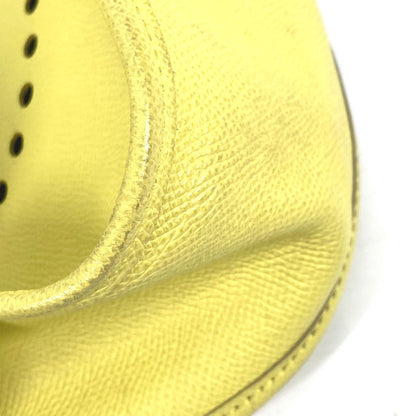 Hermes Shoulder Bag Epsom Yellow Crossbody Bag Evelyn 3 Gm Women
