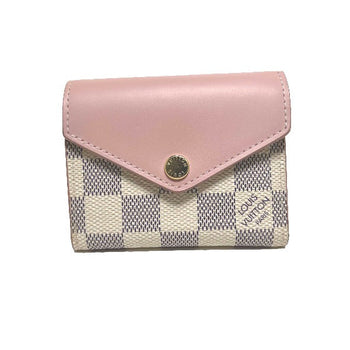 Louis Vuitton Tri-Fold Wallet N60168 Damier Canvas Audrose With Coin Pocket Damier Azul