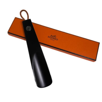 Hermes Other Shoes 052052Zh Wood Black Shoehorn Short Serie Made Of Wood Mens(Unisex)