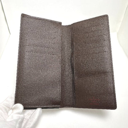 Louis Vuitton Bifold Wallet N60017 Damier Canvas Brown Wallet With Card Pocket Damier Portefeuille