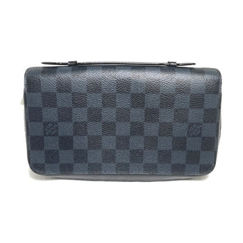 Louis Vuitton Business Bag N41590 Damier Canvas Cobalt Wallet Damier Cobalt Zippy Xl Mens