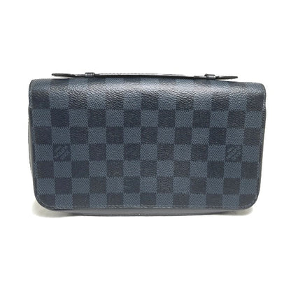 Louis Vuitton Business Bag N41590 Damier Canvas Cobalt Wallet Damier Cobalt Zippy Xl Mens