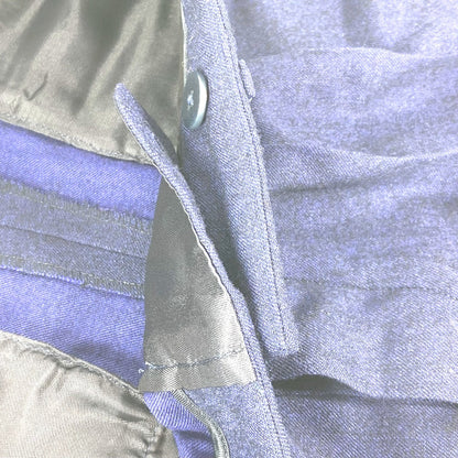 Miumiu Shorts Mp676 Wool, Elastane Blue Women 36