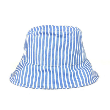 Miumiu Hat 5Hc196 Polyamide Blue Logo Stripe S