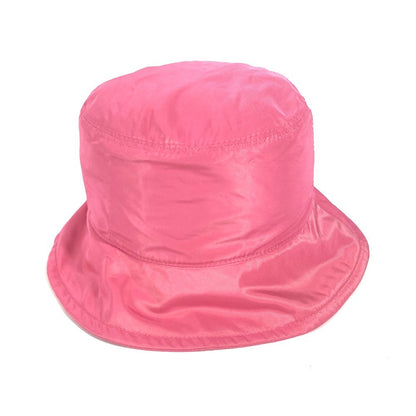 Miumiu Hat 5Hc196 Polyester Pink Logo M