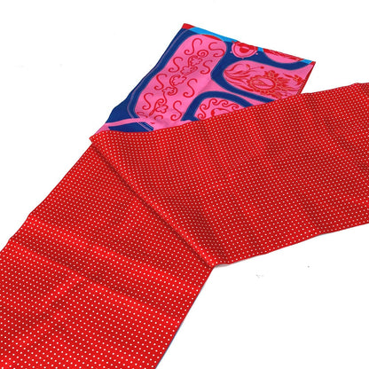 Hermes Scarf Silk Pink Polka Dot Maxi Twilly Twilly Women
