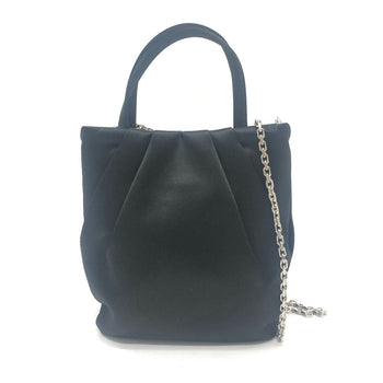 Rogervivier Handbag Rbwanvk0000Rs0B999 Satin Black Crystal Draped Pocket Bouquet Strass Micro