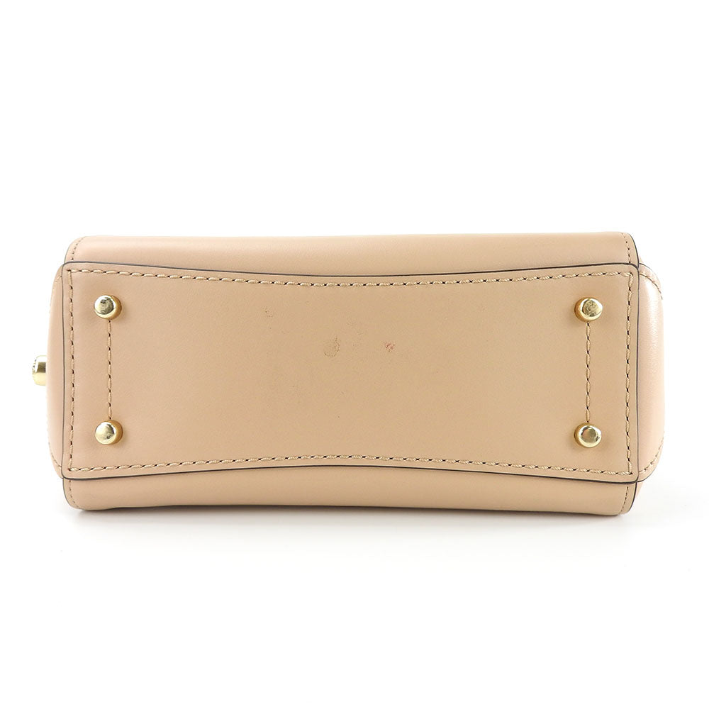 Coach Handbag 31918 Leather Beige Women