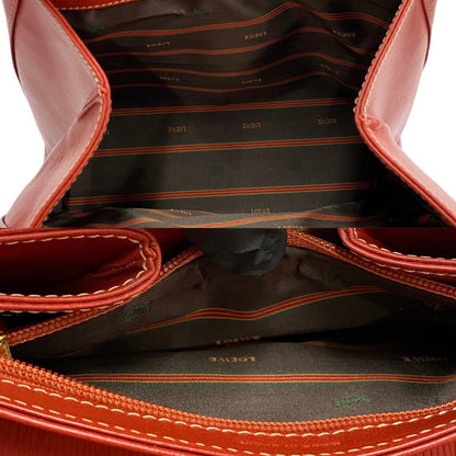 Loewe Shoulder Bag Leather Orange Women