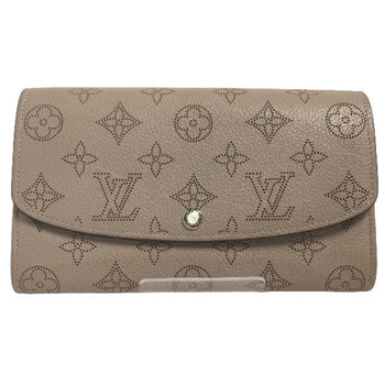 Louis Vuitton Long Wallet Purse M60144 Monogram Mahina Beige Long Wallet Purse Monogram