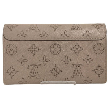 Louis Vuitton Long Wallet Purse M60144 Monogram Mahina Beige Long Wallet Purse Monogram