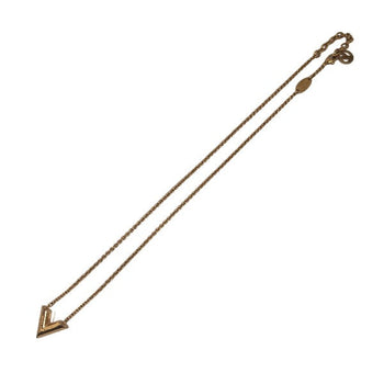 Louis Vuitton Necklace M61083 Gold Plated Gold Necklace Essential V Women