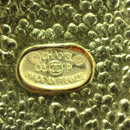 Chanel Brooch Metal Gold / Pink Corsage Coco Mark 031P Clover Women